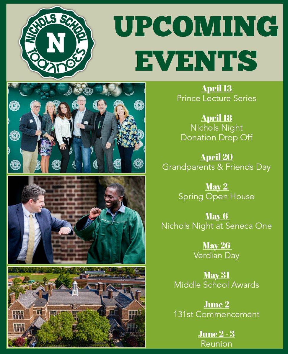 Hey everyone! With only seven weeks left in the school year, let's make the most of our time together!  We have some exciting events and traditions coming up that we are happy to share with you. Save the dates and join us for these highlights.