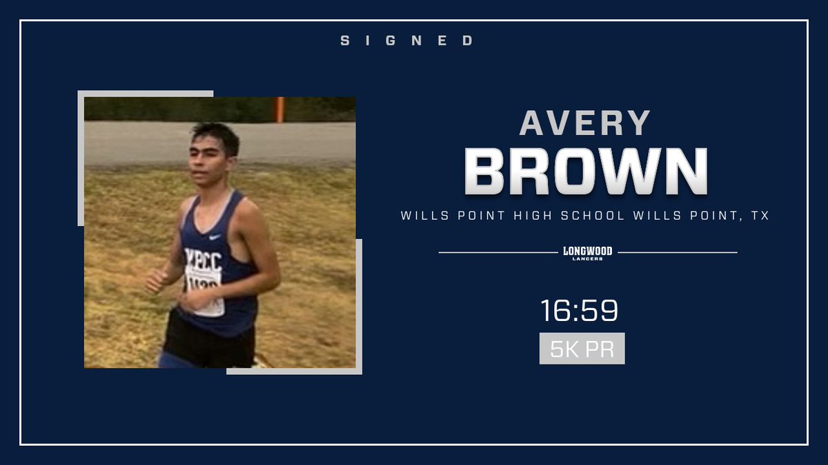 Longwoodcctrack's tweet photo. We also wanted to welcome Avery Brown from Forney, TX to the squad! #BuildAFoundation https://t.co/iZu8xoCM1m