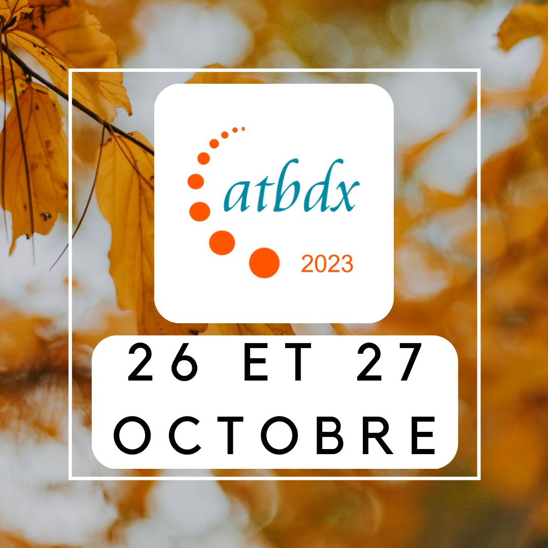 atbdx's tweet photo. 📣 Prenez vos agendas et réservez les 26 et 27 octobre.

Oui 🎉Vous avez compris ? L'#ATBDX 2023 c'est les 26 et 27 octobre.

N'hésitez pas à partager la bonne nouvelle ✨

#conference #agile #bordeaux https://t.co/cZ5yeqYU8H