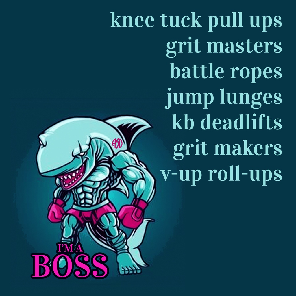 ASDOnDemand's tweet image. Join us tonight at 7pm! This challenging workout includes knee tuck pull-ups, grit masters, battle ropes, jump lunges, KB deadlifts, grit makers, and v-up roll-ups. All levels welcome - let&apos;s boss this WOD together! #workoutwednesday #bossit
academyselfdefense.com/blog/im-a-boss/