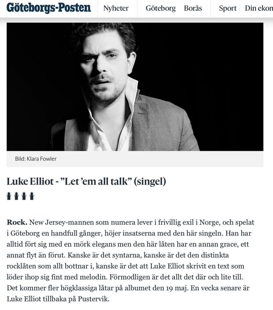 babelmalmo's tweet photo. Ni har väl inte missat Luke Elliots nya singlar?!? Två släppta nu och snart är det dags för album samt gig på Babel den 27 maj!
Biljetter --> https://t.co/FMpWGPQPYT
#lukeelliot #letemalltalk #babelmalmö #babelmalmo https://t.co/EAMODgCPXP