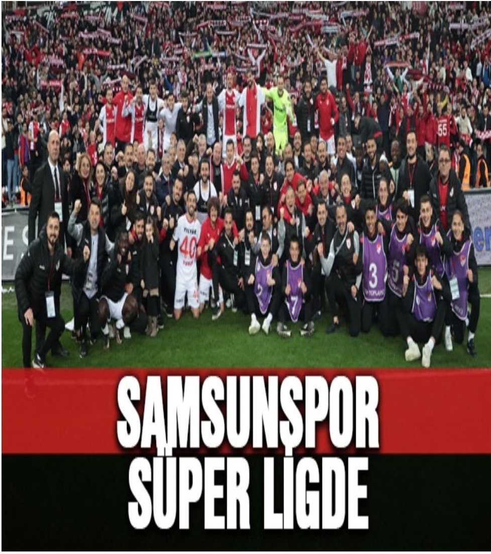 11 yıl aradan sonra Süper Lige çıkan Ata memleketim Samsun'umuzun güzide takımı #YılportSamsunspor# u tebrik ediyorum.