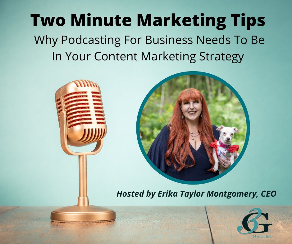 Learn how to create an effective business podcast with help from Two Minute Marketing Tips. This episode is perfect for those just starting out or looking for more information! Listen for free on Spotify: open.spotify.com/episode/4xYoFw…

#Podcasting #MarketingStrategy