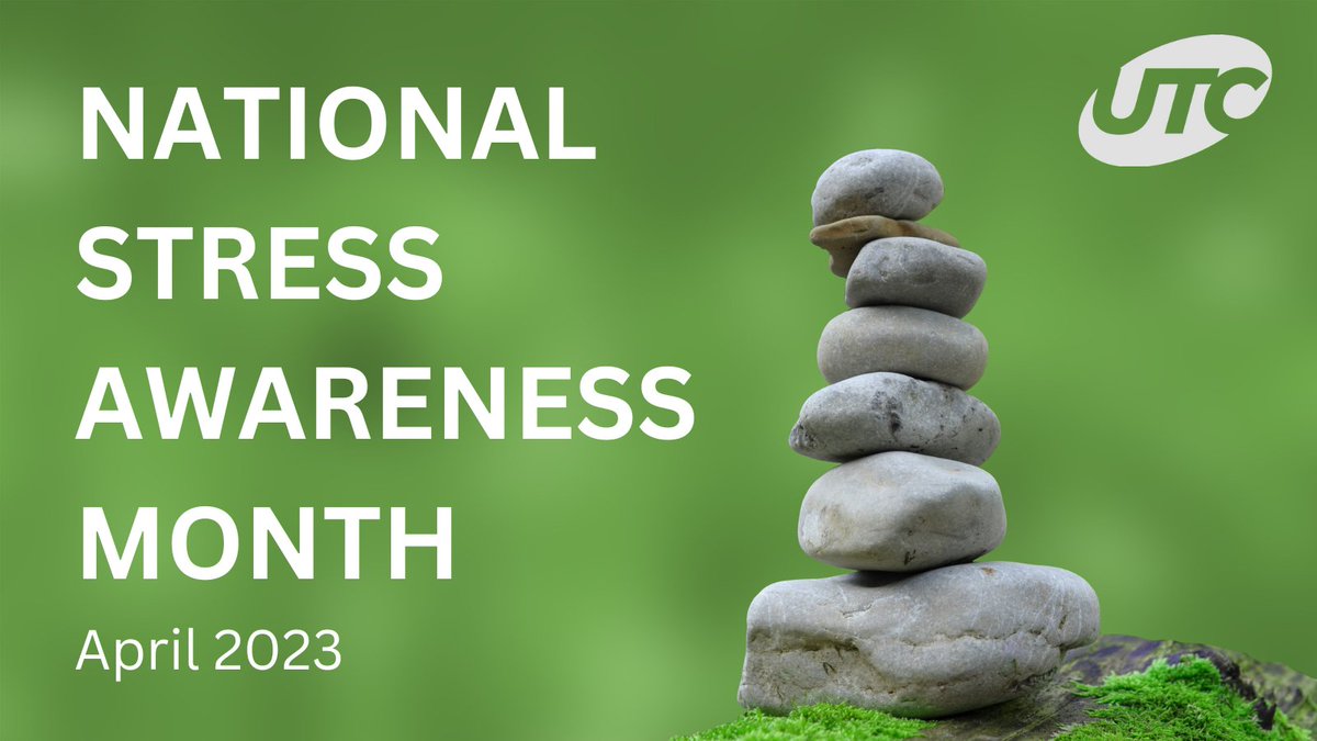 April is #StressAwarenessMonth, something we all can relate to. As important as our jobs are to us, we should take a moment to think about how work stress can follow us beyond the office and the importance of a healthy work-life balance. We're in this together! #UTCStrong