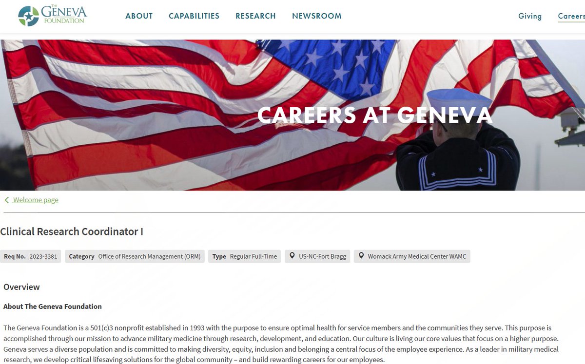 Project IMG ™ on Twitter "Research Coordinator Remote More Info http