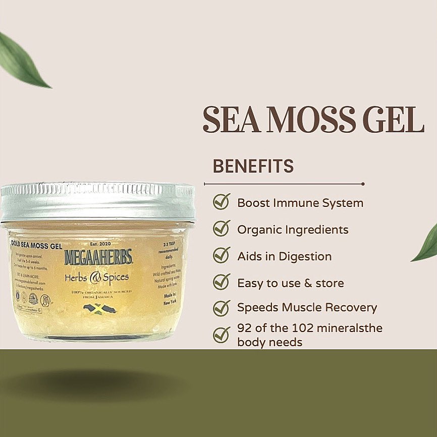 DezWaul_St's tweet photo. Sea Moss Gel Benefits 🌊🌱
Available on @MegaMobileMall 
#seamoss #seamossgel #megaaherbs 

https://t.co/NA0NdN2k7e https://t.co/HeHDGoFyru