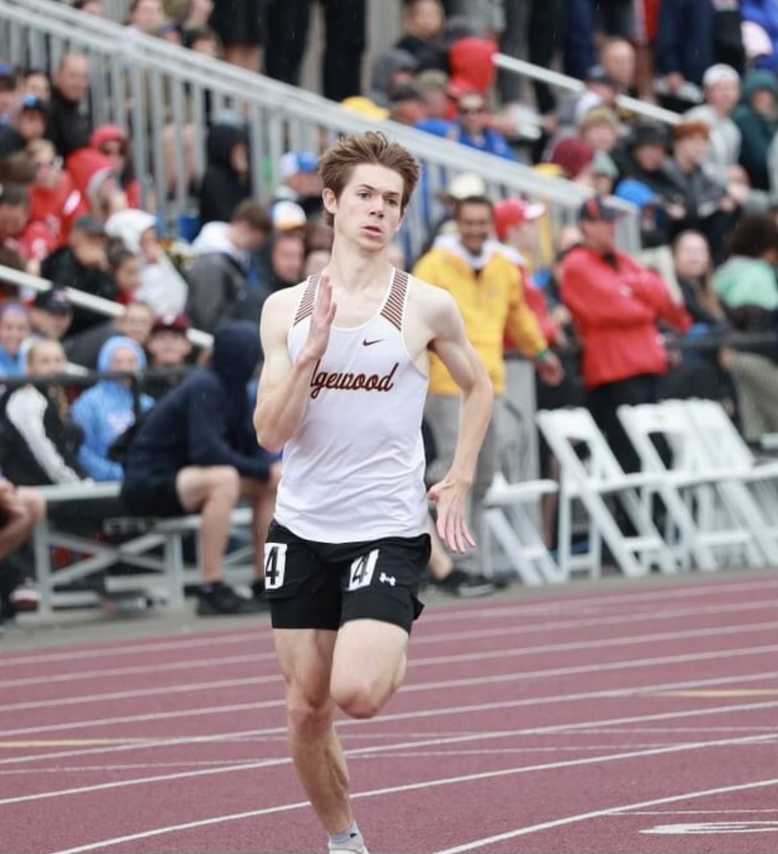 Congratulations to senior track &amp; field student-athlete Nick Gehring for breaking a 53-year old school record (1970) in the 200 meter dash with a time of 22.06.