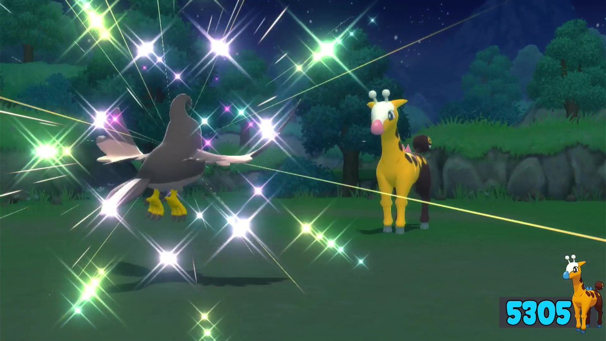 SHPr1nce_'s tweet photo. Phase 1 for Girafarig and it is a 5% Staravia?! https://t.co/ArfuUgoHcf