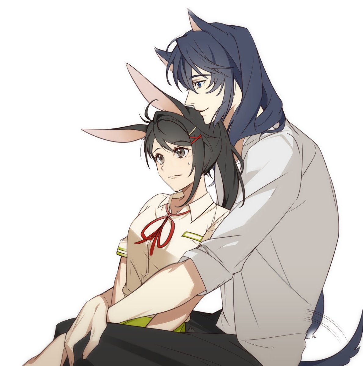 alphA_00000's tweet photo. 🐰🐺 https://t.co/kevMnsMJcD