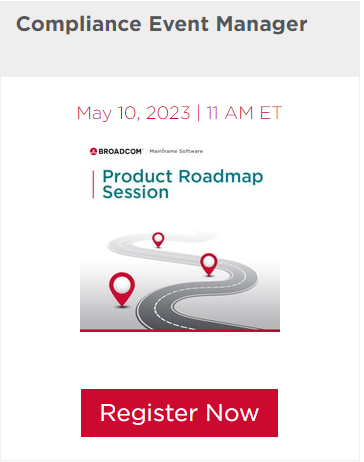 JenniferScottB8's tweet photo. Please join us for our Mainframe Security Roadmap Session on our Compliance Event Manager (CEM) Solution! Register today for this virtual event on May 10th. https://t.co/OQ2krSnnZu https://t.co/8BGtXXrcbG