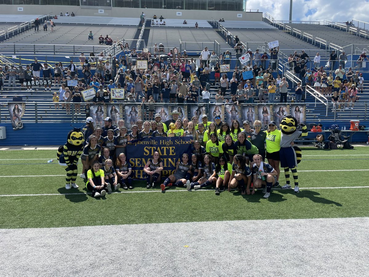 Bees are in the STATE CHAMPIONSHIP!! Beat Lumberton 4-0!! <a href="/stephenvilleisd/">Stephenville ISD</a> <a href="/StephenvilleAt2/">Stephenville Athletic Training</a> <a href="/StephenvilleAt1/">Stephenville Athletic Booster Club</a>