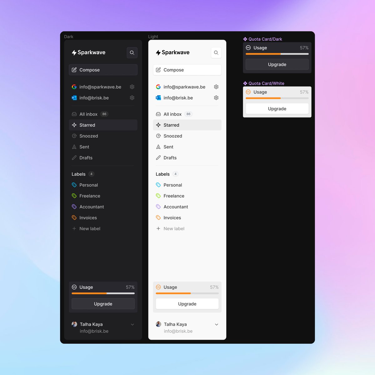 talhakaya53's tweet photo. 👀 Work in progress

In the process of developing Sparkwave, a brand new mailing tool for iOS, Mac, and Android devices.

#uxdesign #uxdesigner #uxdesignmastery #uxdesigners #uxdesigning #uxdesignlife #uxdesignerlife #uxdesignpatterns #uxdesigns #uxdesignawarded #uxdesignmaastery #uxdesignmaster #uxdesignagency #uxdesignerbelfast #uxdesigncc