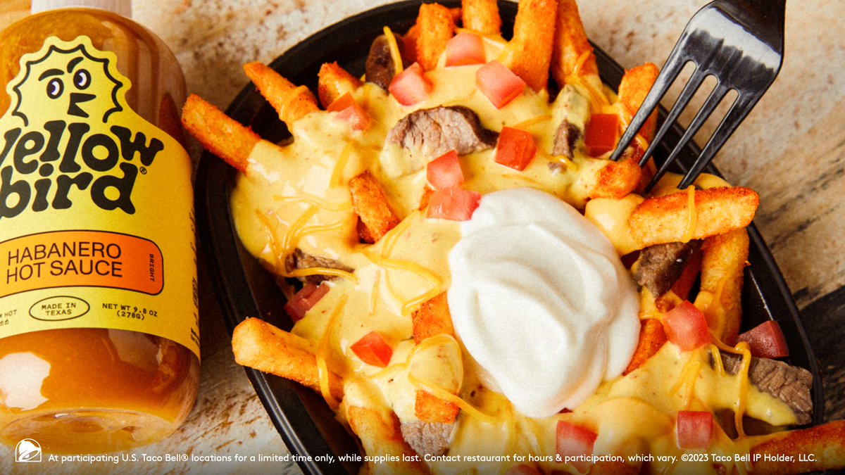 Back (but different this time). Starting tomorrow, get Nacho Fries with Yellowbird Sauce while supplies last.