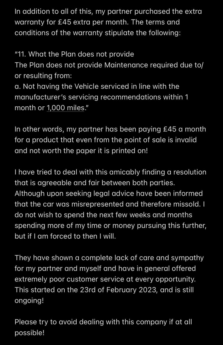 tomgaskin01's tweet photo. @CazooUK My awful experience with purchasing a car from Cazoo… https://t.co/4Ypssl8t1Y