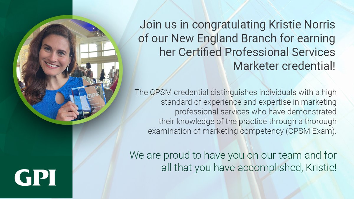 GPI1966's tweet photo. Congratulations Kristie, what a wonderful goal to have achieved! #SMPSMarketer #SMPS #SMPSBoston https://t.co/Z1fjespSlZ