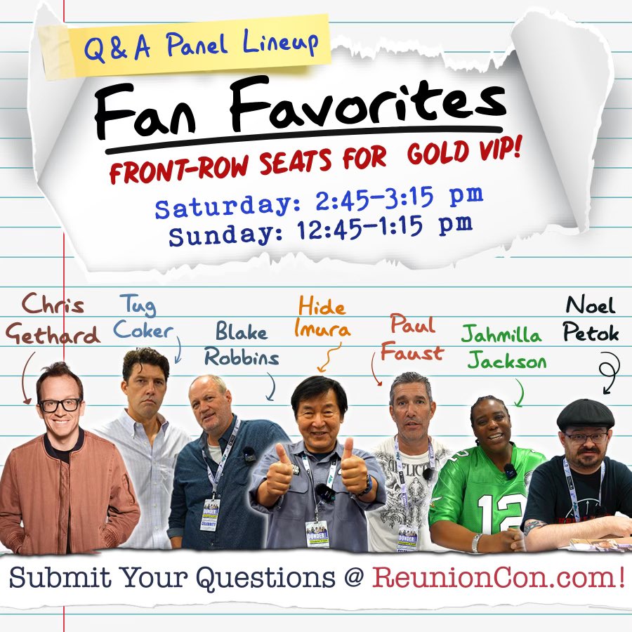 OfficeReunion's tweet photo. The Q&A Panel Interview Schedules are here and they are amazing!
#theofficereunion #theoffice #reunioncon #dundercon #theofficecon https://t.co/F86hsplMED