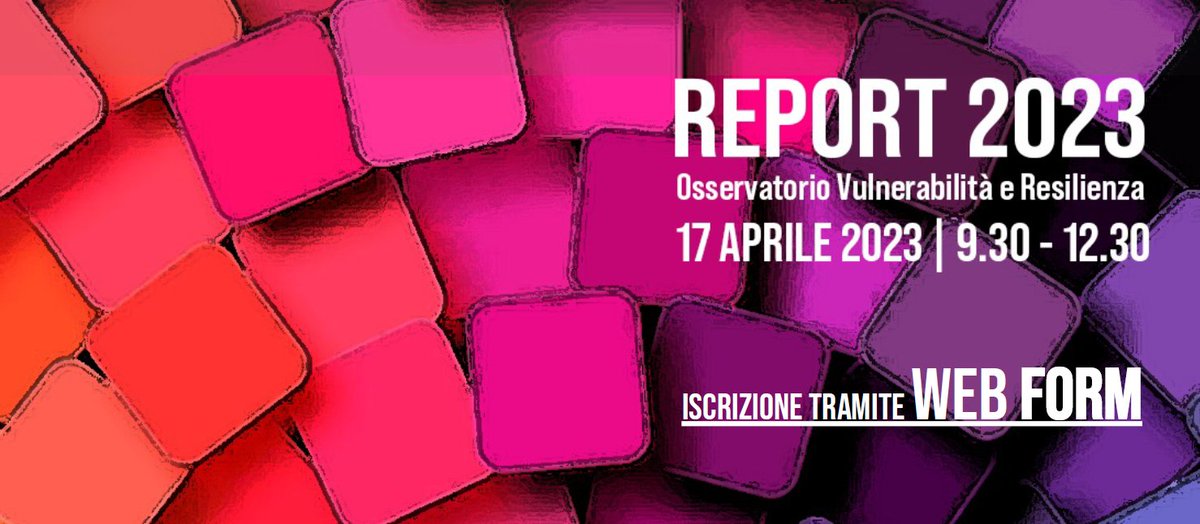 welforum's tweet photo. Online l'articolo di presentazione firmato da Sergio Pasquinelli e Daniela Mesini
https://t.co/tI2H18xGsU https://t.co/i5mzKH0d4w