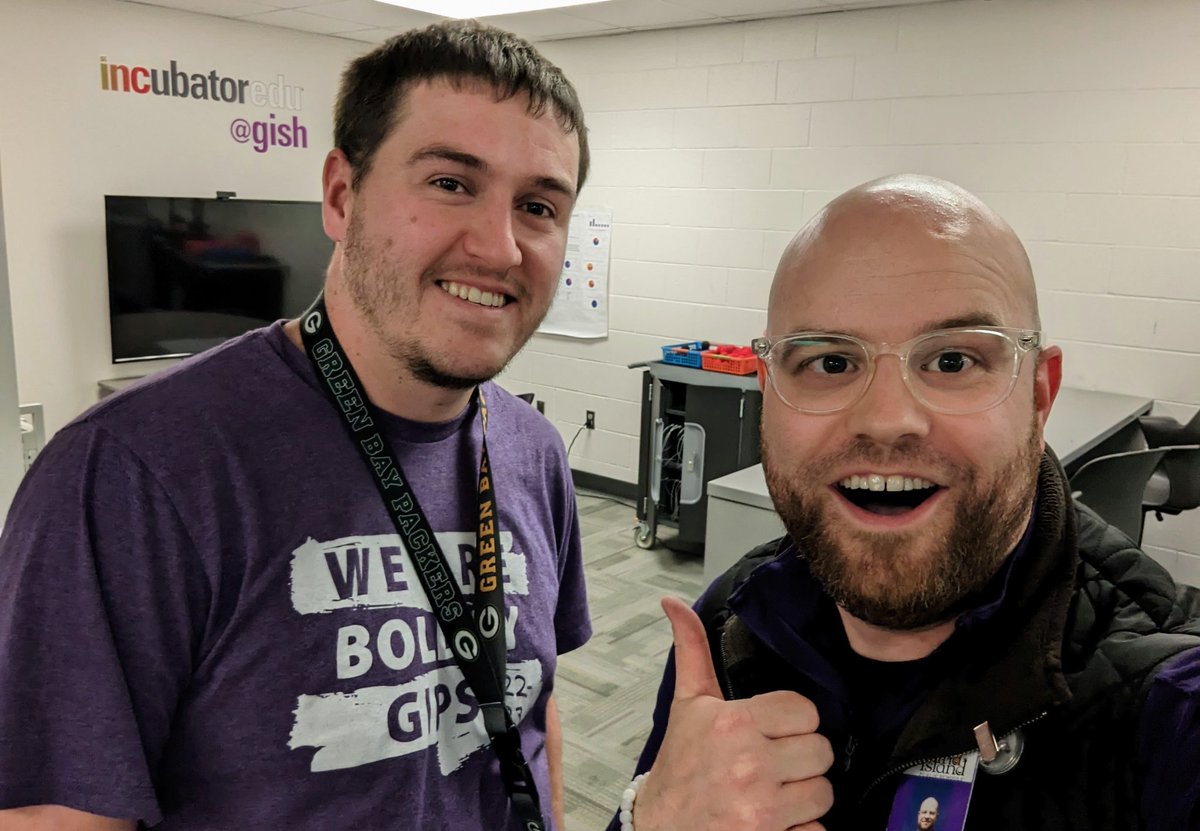 Always good to hang out w/ Adam Z! 

He leads <a href="/GISHIncubator/">GISH Entrepreneurship Pathway</a> and helps high schoolers build cool stuff every day.

Our conversation will hit "The GIPS Cast" soon!

#WeAreGIPS 🎙️ #schoolPR