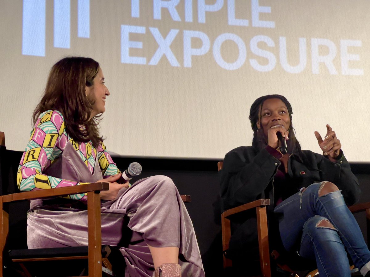 CentralPictureH's tweet photo. We were delighted to have Nia DaCosta and @KL_Jackson for tonight’s @first_filmclub screening at Picturehouse Central. 

Hosted by the wonderful @natalie_louise and @HannaFlint, we have been spoilt with the opportunity to discuss DaCosta’s and Jacksons short films live.✨ https://t.co/IYLjKbrrNs