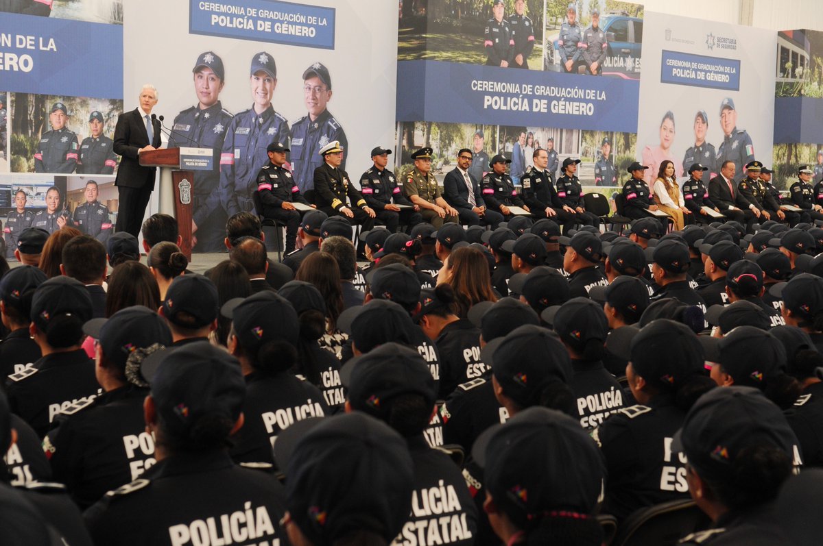 Nuestro mayor reconocimiento a la Policía de Género, el frente más importante para enfrentar uno de los desafíos que más lastima a las familias mexiquenses.