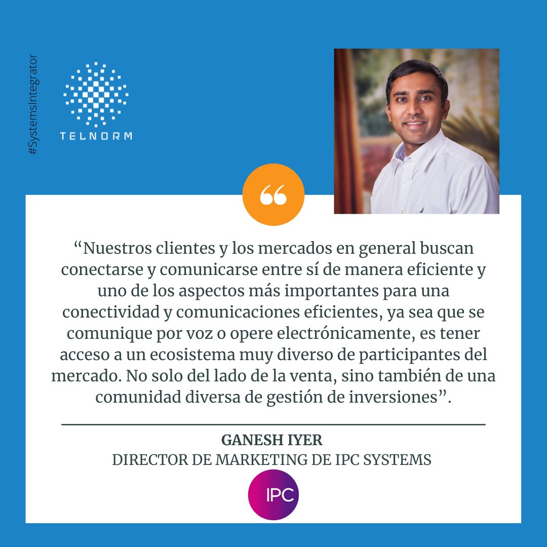 TELNORM (@telnorm_) on Twitter photo <a href="/IPC_Systems_Inc/">IPC Systems</a> es una empresa fintech que tiene como objetivo brindar a los clientes conectividad, seguridad y soluciones flexibles para ayudarlos a llegar a los mercados financieros de todo el mundo.
#telnorm #solucionestecnologicas #fintech #enlaopinionde <a href="/IPC_Systems_Inc/">IPC Systems</a> es una empresa fintech que tiene como objetivo brindar a los clientes conectividad, seguridad y soluciones flexibles para ayudarlos a llegar a los mercados financieros de todo el mundo.
#telnorm #solucionestecnologicas #fintech #enlaopinionde