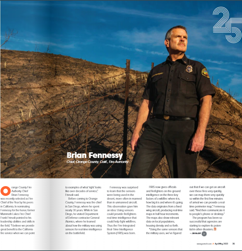 FIRESCOPE Board Chair Brian Fennessy honored as 2023 California Fire Chief of the Year: online.flippingbook.com/view/669178769…