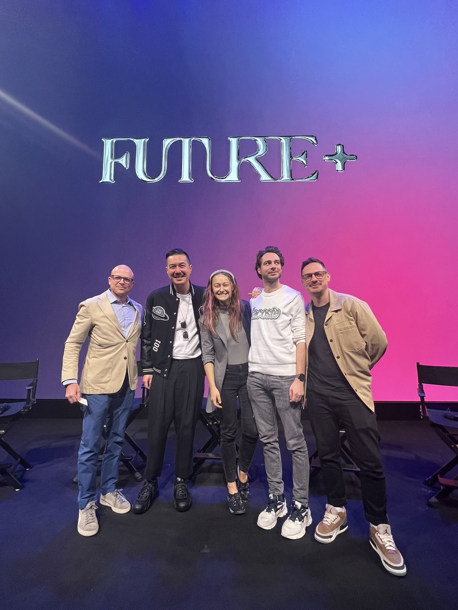 The CULT&amp;RAIN team is reporting live from @Future__plus 📍 Such an honor to share our vision with the leaders of fashion &amp; tech 🫡🔥