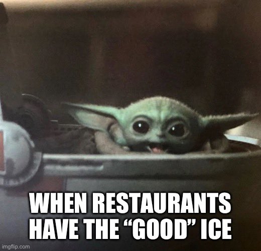 AmericanCousin1's tweet photo. If you know, you know #GoodIce #IFKYK #BabyYoda https://t.co/orfruuVRQF