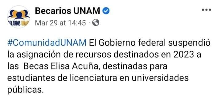 GuacamayanLeaks's tweet photo. Gobierno Federal elimina presupuesto para becas de nivel licenciatura en 2023. La 4T te quiere pobre, ignorante y sin esperanza. 

#GuacamayaLeaks
#GuacamayaNews https://t.co/aQ2BTSdlfI