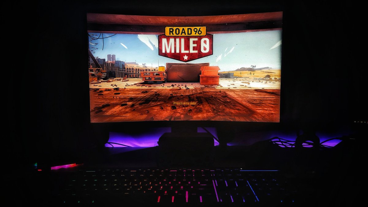 JimRazor0001's tweet photo. Seconds before I hit that "Press any key" on Road96 #Mile0 @Digixart

#Road96 #prequel #release #gaming https://t.co/oCkenh6T9h