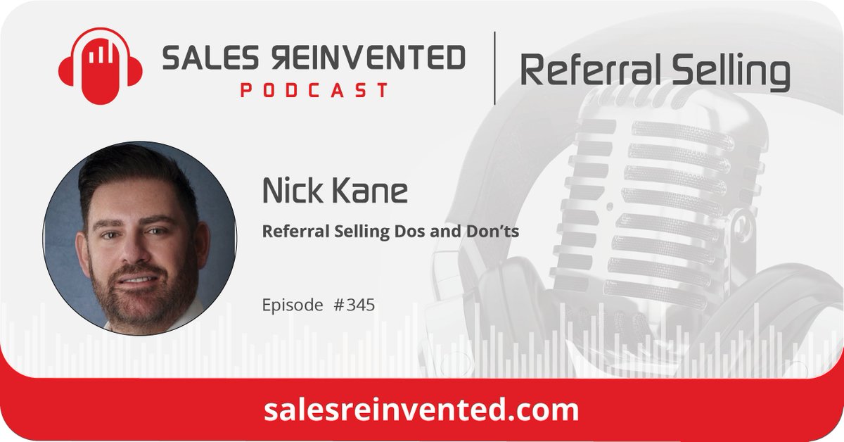 How do you measure the success of a referral program? @NickKane shares what he tracks in this episode of @SalesReinvented! #Sales #SalesReinvented #Referral #ReferralSelling #ClientSatisfaction bit.ly/3KU3im9