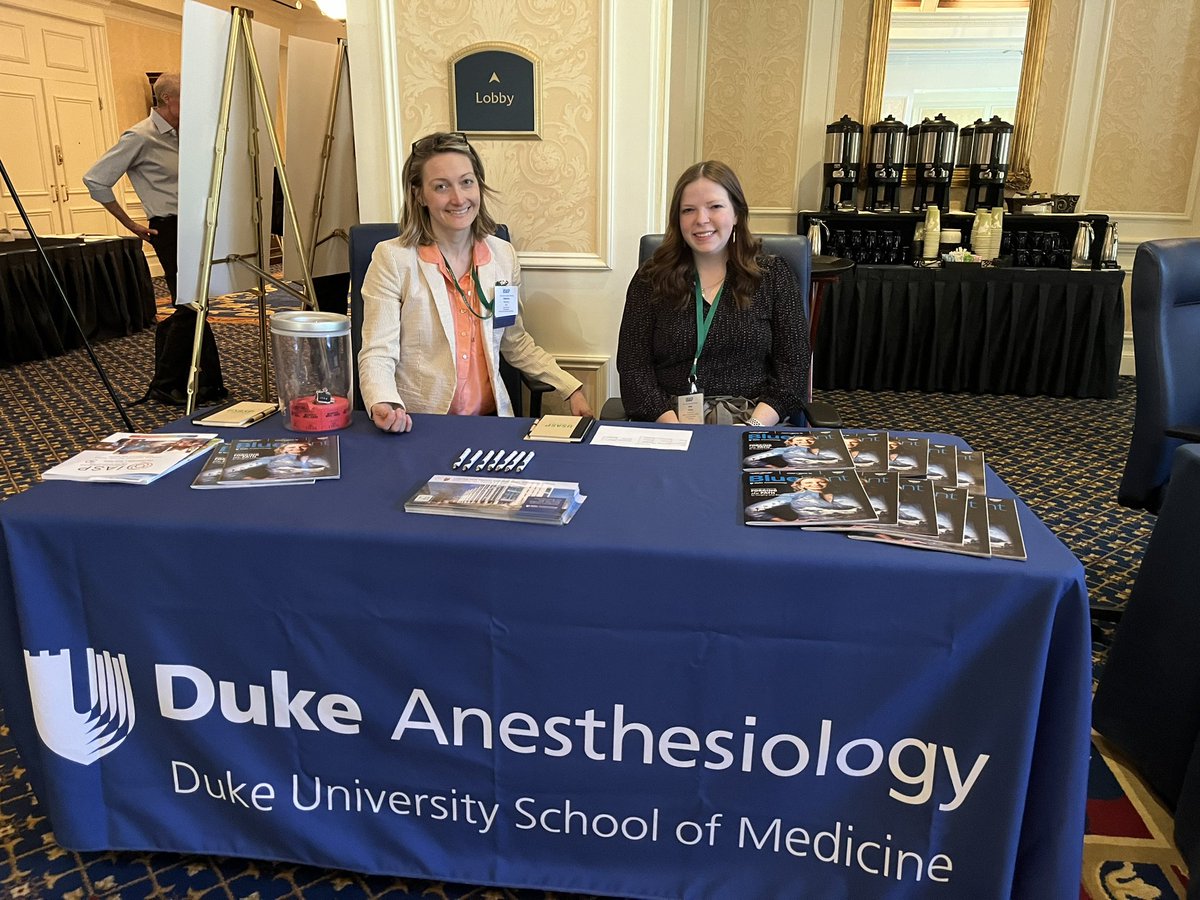 DrKatieMartucci's tweet image. Stop by Duke Anesthrsiology&apos;s CTPM table at #USASP2023 !

Enter the raffle to win prizes today and tomorrow!

Check out the schedule below to talk to specific trainees and faculty.🤩
@US_ASP