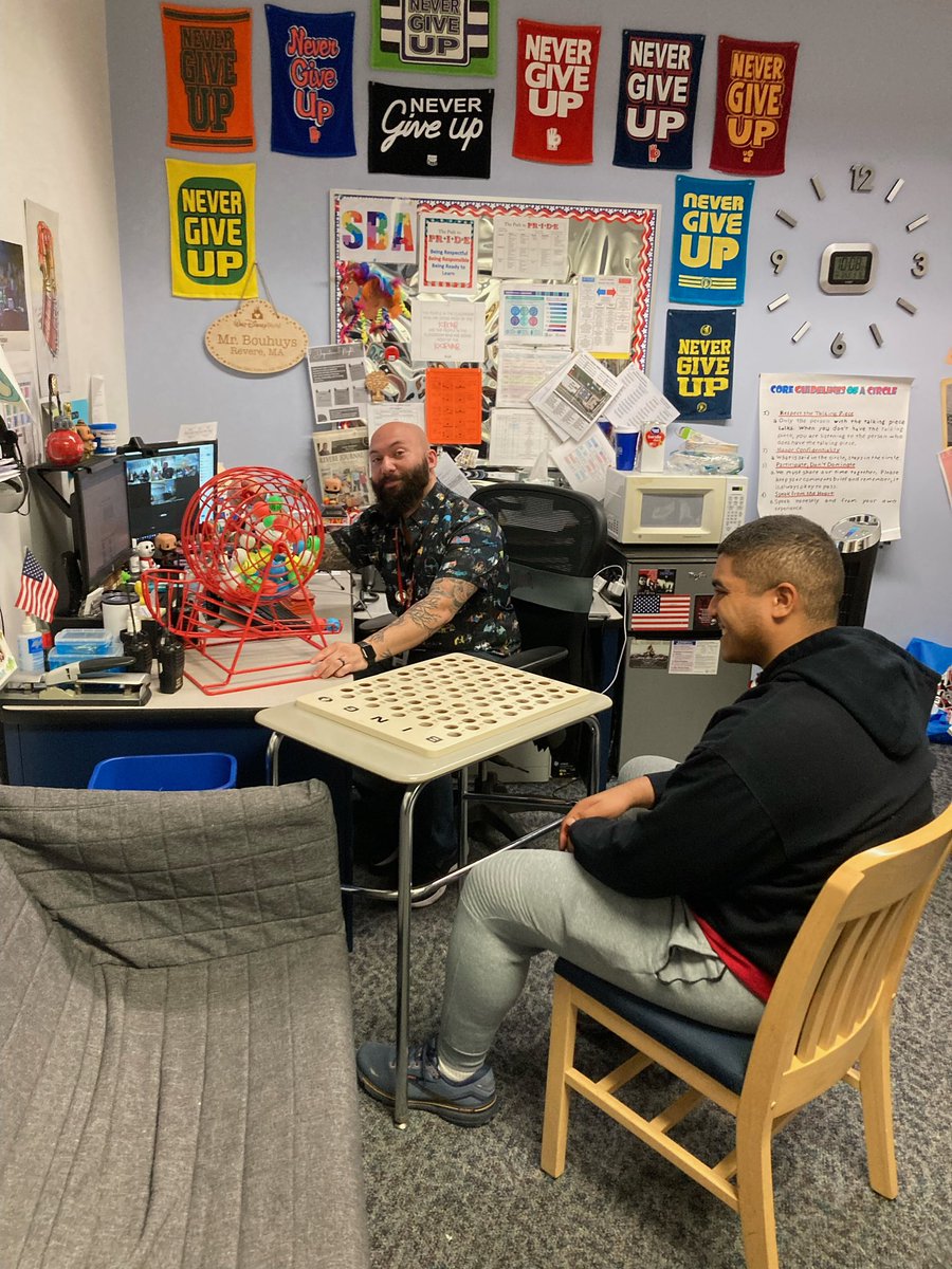 End of Trimester Celebration! Students and staff taking a day to celebrate the successes of the trimester! SBA Buck auction, Gym Time and Grade Level Bingo!  #sbapride