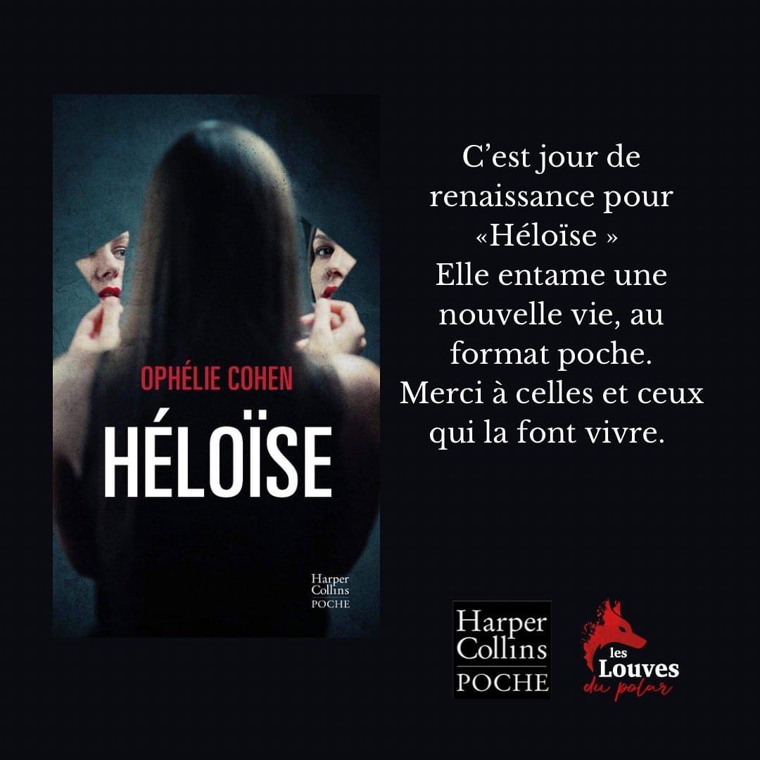 editions_ifs's tweet image. Aujourd’hui, c’est une nouvelle aventure qui commence pour « Héloïse », disponible en version poche dès à présent. ♥️

Merci à @HarperCollinsFR de lui permettre de rencontrer de nouveaux lecteurs.

#sortielittéraire #formatpoche #heloise #opheliecohen #romannoir #litteraturenoire