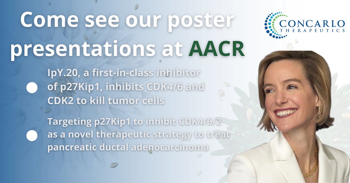 concarlo760's tweet photo. Are you attending the @AACR annual meeting this week? Our founder Stacy Blain will be presenting two posters! Come learn more about our work . #AACR23 #AACR2023 #cancer #cancerresearch #therapeutics https://t.co/FrTbdnM2C2