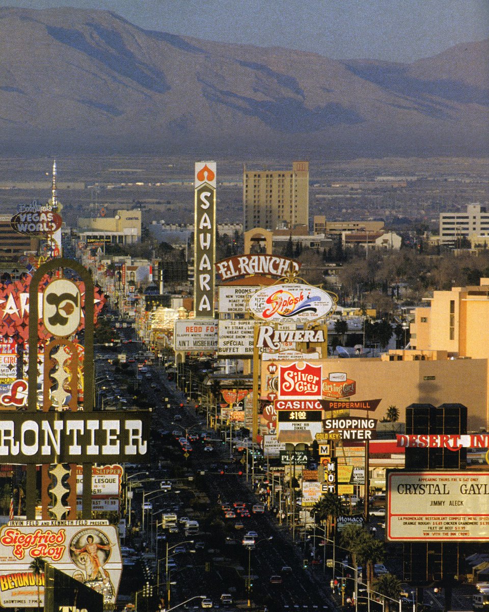 Las Vegas Strip, 1988 – photo by Jim K. Decker