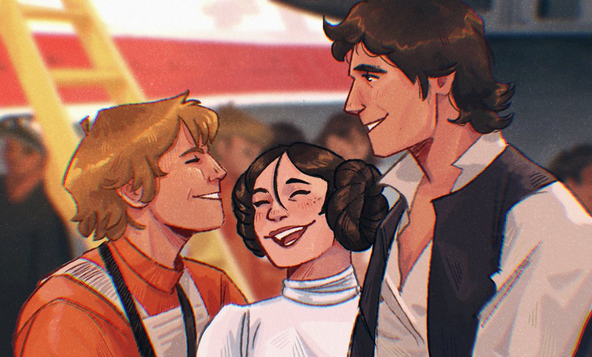 shoutouts to this one scene from a new hope i had so much fun redrawing it #StarWars