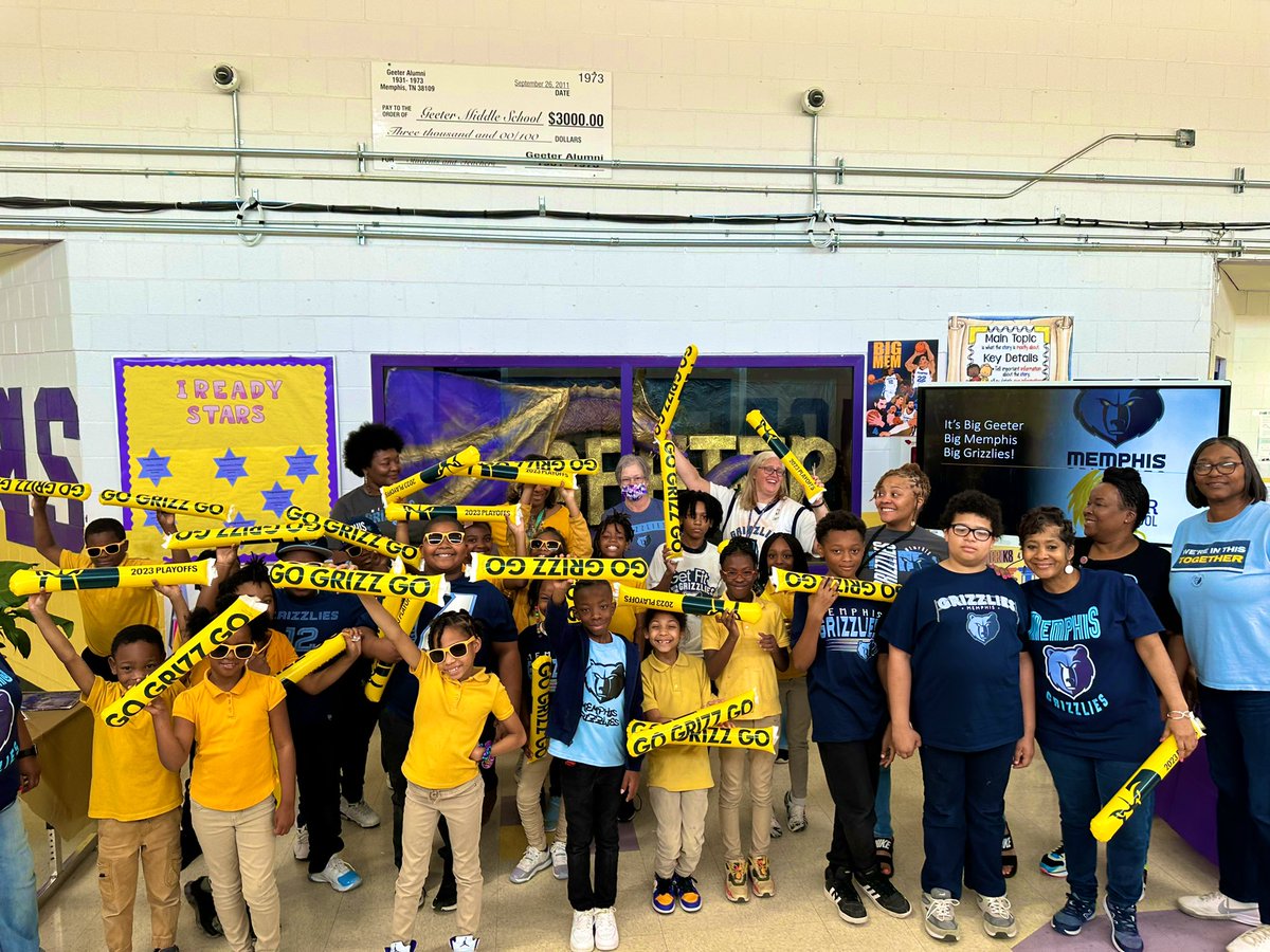 GeeterSchool's tweet image. #BIGMemphis BIGGeeter @memgrizz