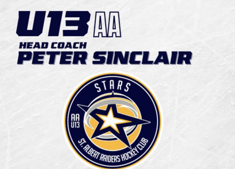 The St. Albert Raiders would like to welcome back Bryce Classen as Head Coach of the U13 AA Knights and Peter Sinclair as the Head Coach of the U13 AA Stars. 

We look forward to continuing to work with Bryce and Peter in the 2023-2024 season.  

stalbertraiders.ca/blog
