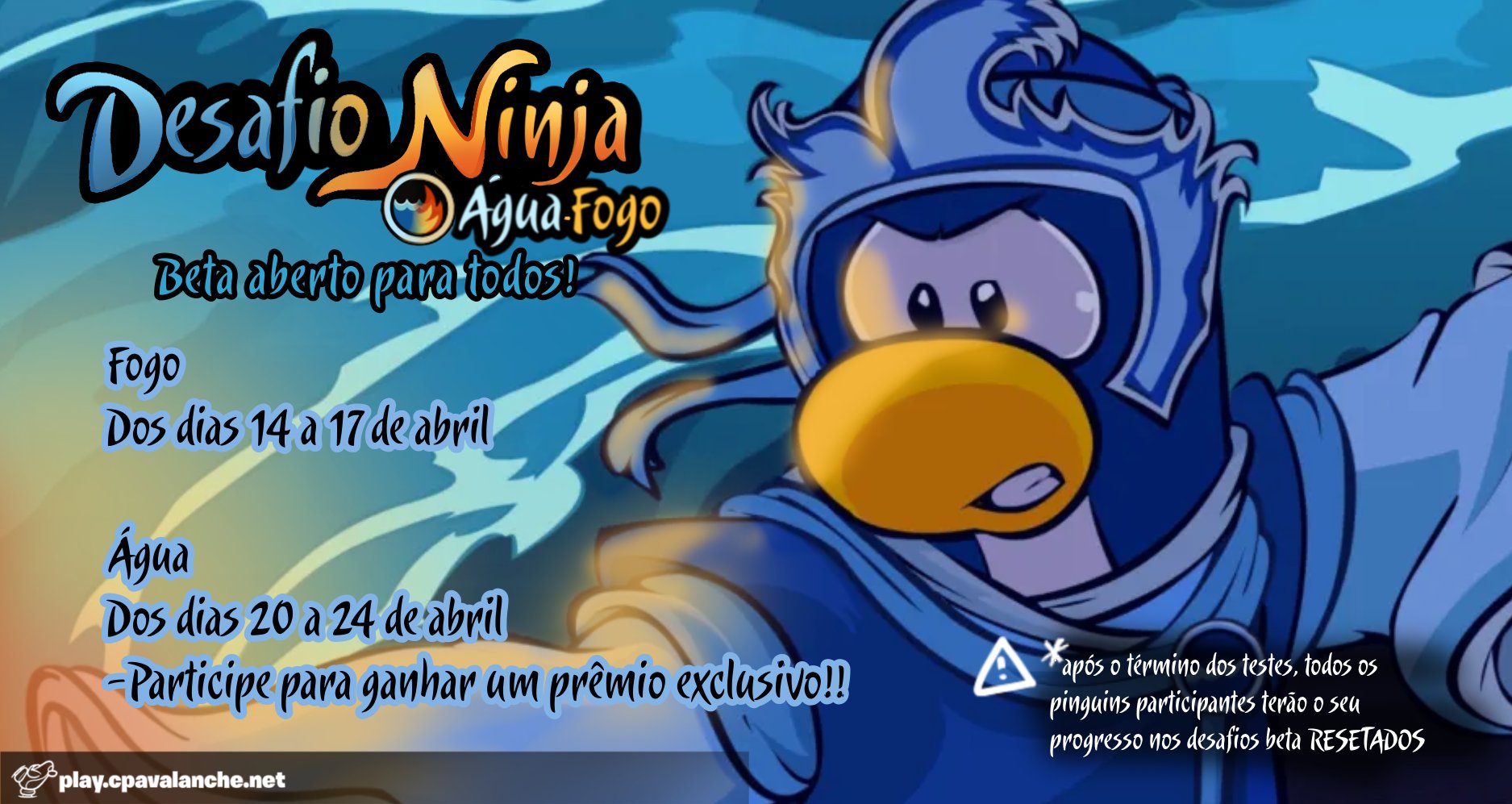 club penguin puffle o melhor site sobre cp do brasil: Torne-se um ninja  normal,do fogo,da neve ou da água