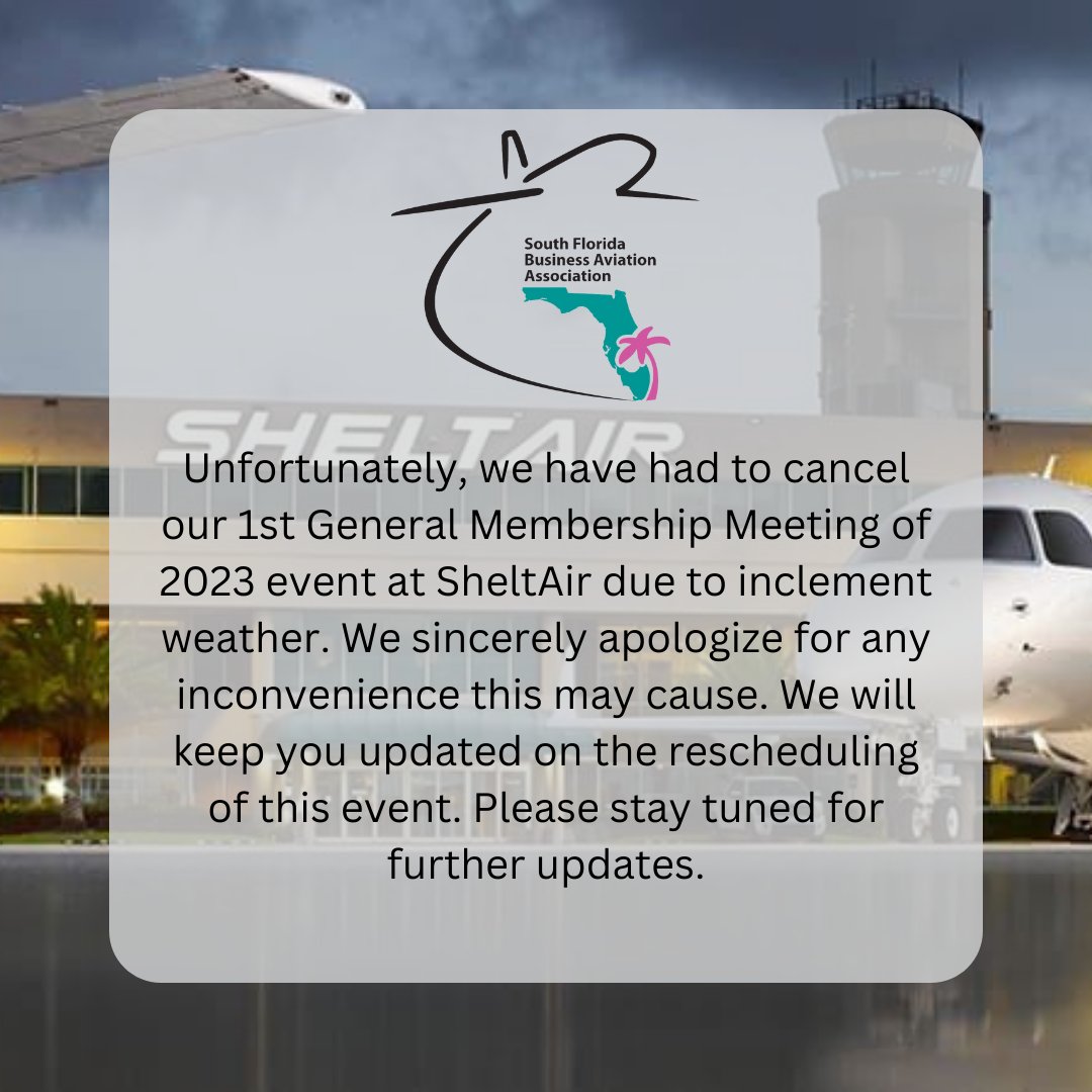 South Florida Business Aviation Association tweet media