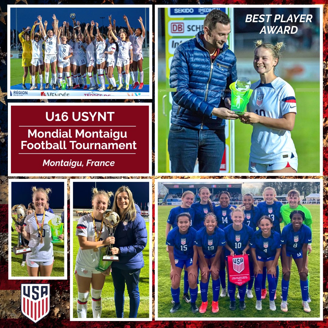 KennedyFuller07's tweet photo. โBe fearless in the pursuit of what sets your soul on fire!โ
Had the time of my life in ๐ซ๐ท with the @USYNTโผ๏ธ๐บ๐ธ #2goals #3assists #3caps #bestplayeraward #grateful https://t.co/Nb7pgWBd0L
