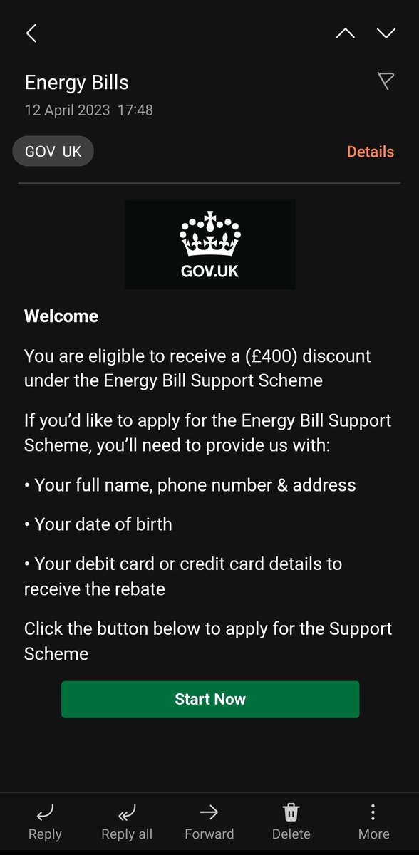 Charliepops1982's tweet photo. #ScamEmail alert!!!!! 
Please be aware.    
My card details my arse!!! https://t.co/Sm0y3tu8mE