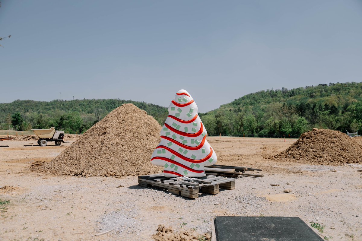 CollegedaleTN's tweet photo. The construction of Little Debbie Park is showing some great progress! Anticipated opening this fall! 

P.S... The Christmas Tree Cake will not be edible😔. (Please don't ask how we know)

4698 SWINYAR DR https://t.co/0P8yWV0ydX