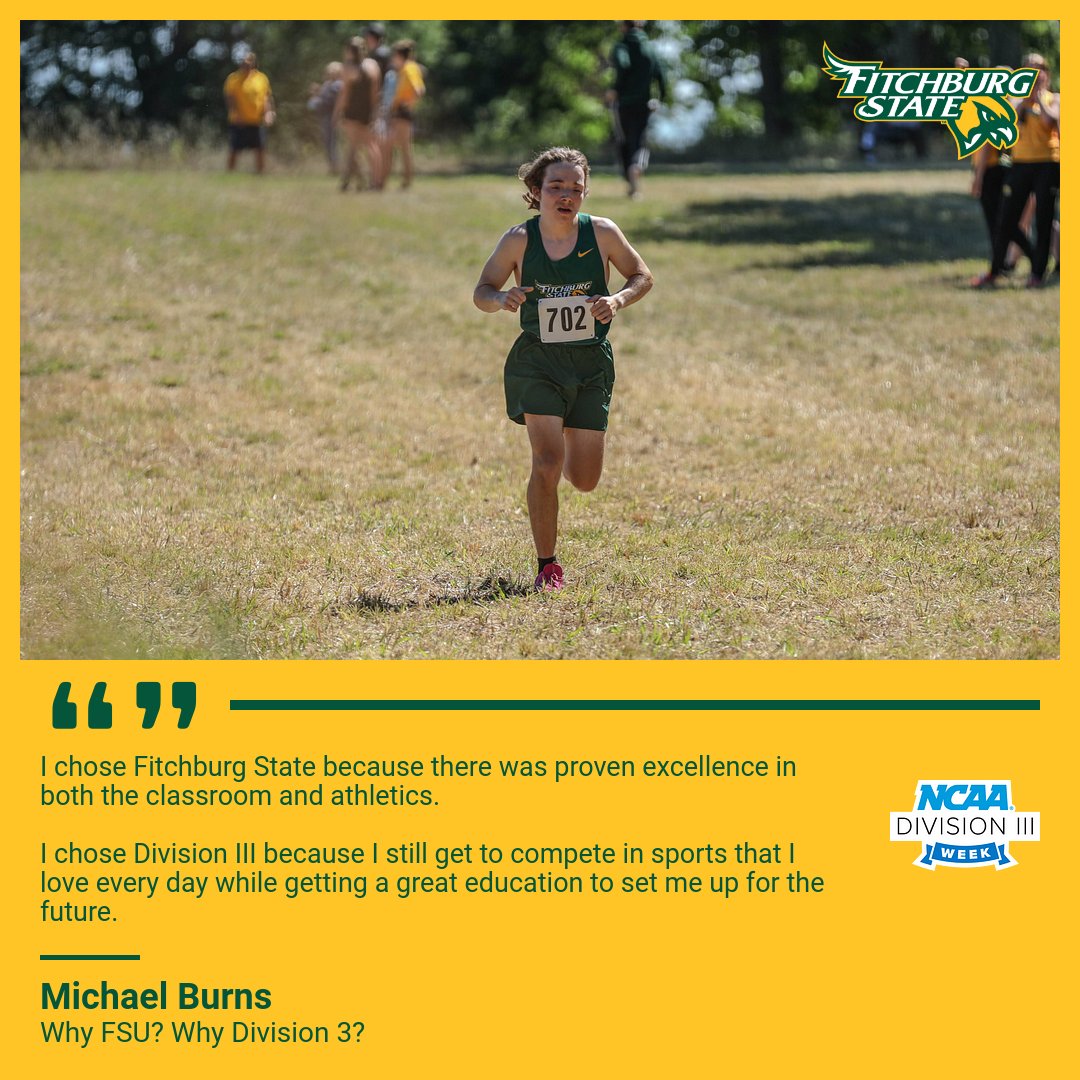 FSU_Falcons's tweet photo. D3 Week | SA Spotlight - Michael Burns -
@FSUfalconsTFXC #WhyD3 #WhyFSU #TheFalconWay https://t.co/P3xSFNispQ