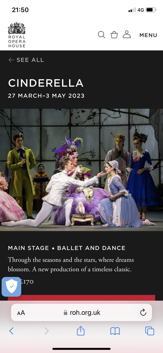 Having the best time watching Cinderella ballet live from <a href="/TheRoyalOpera/">The Royal Opera</a> #ROHcinderella at the cinema. Spellbound me, one daughter, two granddaughters, perfect