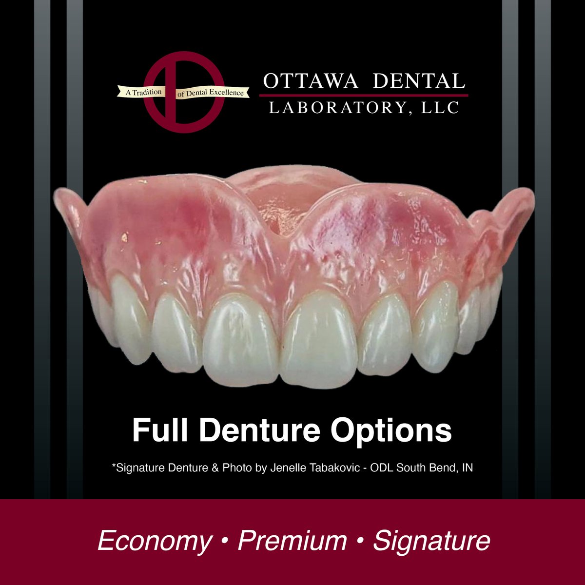 OttawaDentalLab's tweet photo. When it comes to prescribing full dentures, you have options with us! Select the best denture option for each patient.✨
1️⃣ ODL Economy Denture
2️⃣ ODL Premium Denture 
3️⃣ ODL Signature Denture 
#ottawa #dentallaboratory #dentures #options #dentistry
https://t.co/QZ27zEae0I https://t.co/ucZDAoQ3Ze