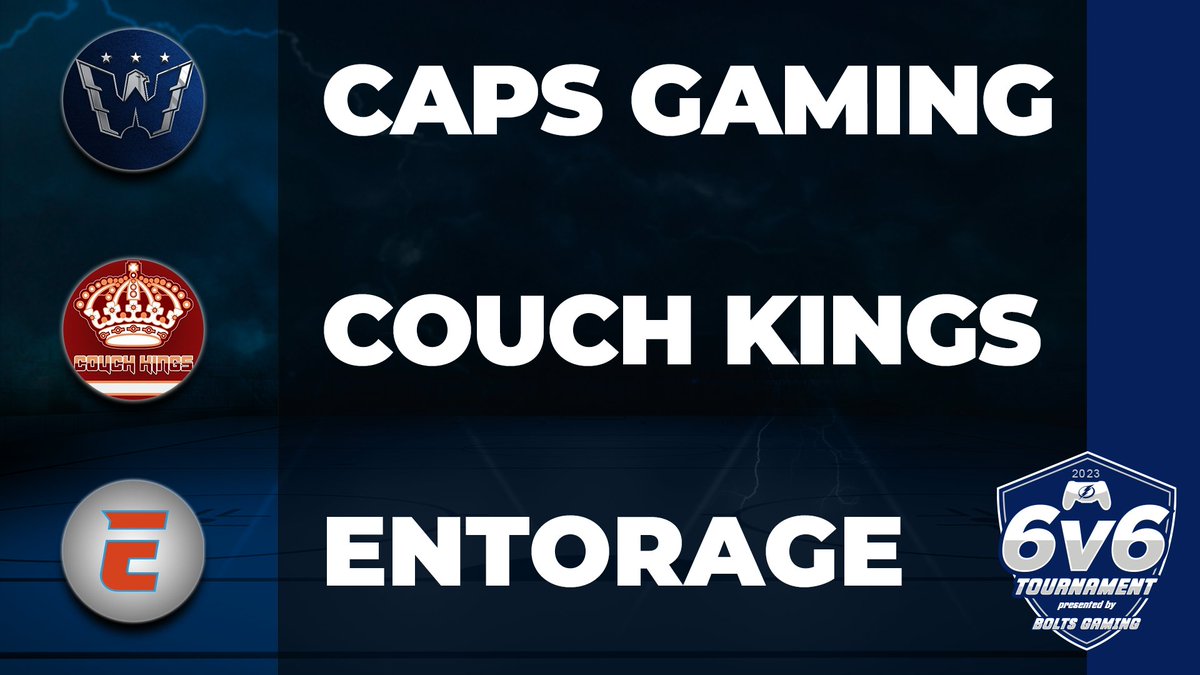 We're down to our top 3 teams! Get ready for an icy showdown between <a href="/capsgaming/">Caps Gaming</a>, <a href="/EntourageNHL/">Entourage</a>, &amp; <a href="/CouchKingsNHL/">Couch Kings</a> on their way toward a spot in the finals!

Catch the action on both Twitch and Youtube this Friday at 8pm ET!