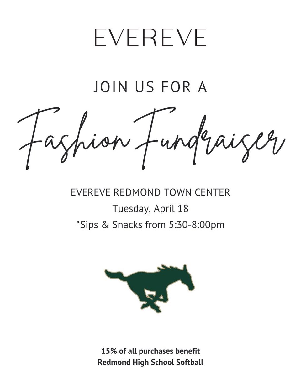 rhs_fastpitch's tweet photo. Come join us for a fun shopping event and help     support our softball team. #gomustangs🐎 https://t.co/GvjVpmsmCW