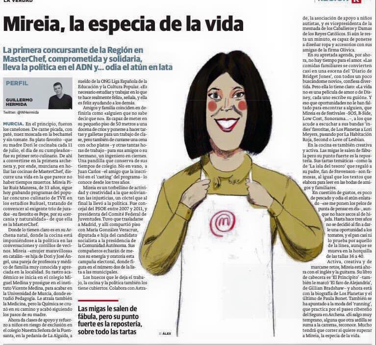 mireiaruizmanre's tweet photo. Y hoy hace 8 años que se estrenó el mejor de todos los @MasterChef_es , #MasterChef3 . 8 años de una experiencia increíble e inolvidable en la que tuve la suerte de participar. Gracias por una entrevista tan especial @WHermida 🫀 https://t.co/yHXtvEExRK